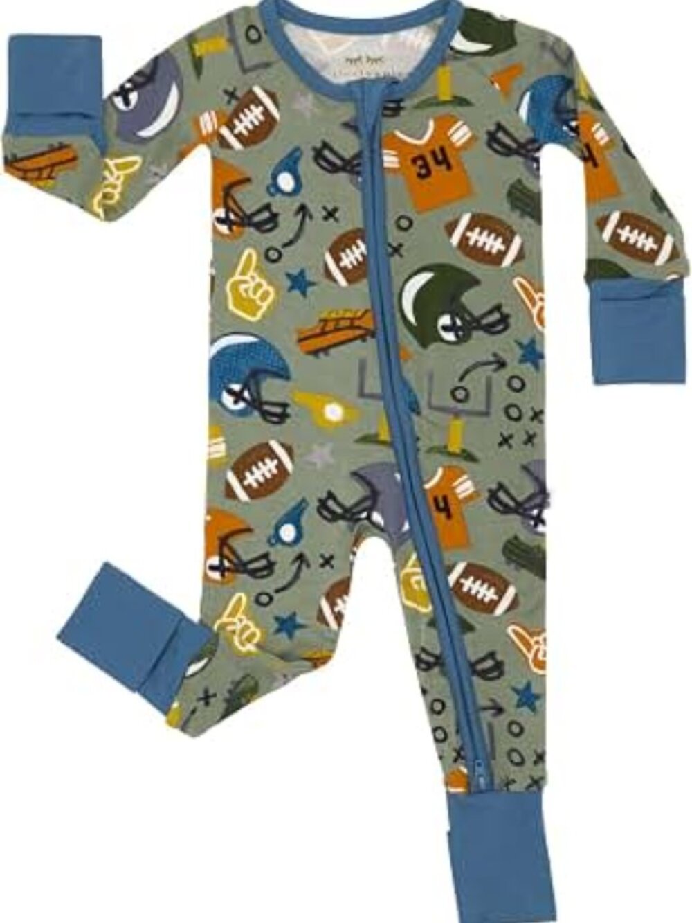 Little Sleepies Touchdown Zippy Sleeper (12-18 months)